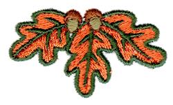 Small Acorns - 4x4 tree beginner-friendly embroidery design for reusable tote bags