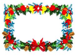 frame detailed machine embroidery - Small Christmas Frame for reusable tote bags