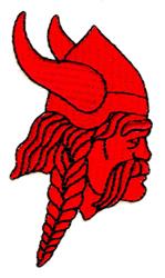 head beginner-friendly machine embroidery - Small Viking Head for Sports T-Shirts