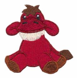 donkey detailed machine embroidery - Smiling Donkey perfect for reusable tote bags