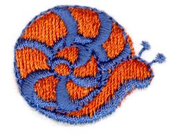 snail quick stitch machine embroidery - Snail perfect for patchwork quilt blocks