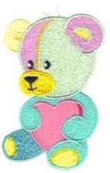 Cheer Bear Care Bears Fill Embroidery Design