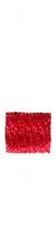 Applique solid red patch with a thick, fuzzy texture, featuring a bold, minimalistic design.