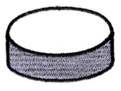 Puck Designa Hockey Puck Embroidery Design | EmbroideryDesigns.com