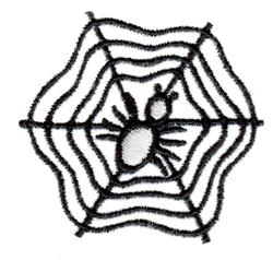 Spider and Web - 4x4 spider beginner-friendly embroidery design for decorative pillow covers