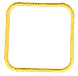 quick stitch outline machine embroidery pattern - Square Outline for decorative pillow covers