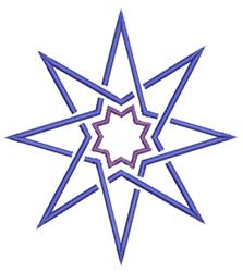 detailed star machine embroidery pattern - Star perfect for patchwork quilt blocks