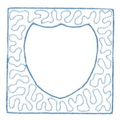 quick stitch square machine embroidery pattern - Stippled Square for Quilt Borders