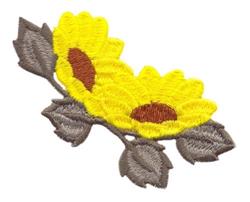 Sunflower - 4x4 sunflower beginner-friendly embroidery design for Holiday Cards