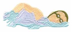 Swimming - 5x7 swimming beginner-friendly embroidery design for reusable tote bags