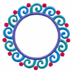 circle beginner-friendly machine embroidery - Swirl Circle for patchwork quilt blocks