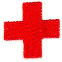 quick stitch cross machine embroidery pattern - Swiss Flag perfect for Uniforms