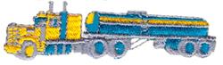 Tanker - 4x4 tanker beginner-friendly machine embroidery design for cute baby onesies