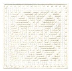 Textured square pattern with a subtle geometric design in white, featuring a clean and simple aesthetic.
