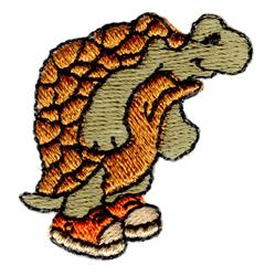 fairy beginner-friendly machine embroidery - The Tortoise for reusable tote bags