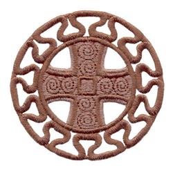 cross detailed machine digital embroidery - Thor Cross perfect for kitchen tea towels