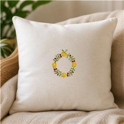 beginner-friendly wreath machine embroidery pattern - Three Wreaths for Seasonal Decor
