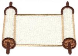 torah detailed machine embroidery - Torah perfect for Scholarship Certificates