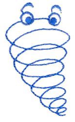 character quick stitch machine embroidery - Tornado Character for decorative pillow covers