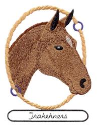 detailed trakehner machine embroidery pattern - Trakehners for patchwork quilt blocks