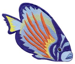 fish detailed machine digital embroidery - Tropical Fish perfect for kitchen aprons