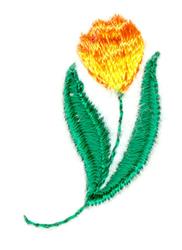 Tulip - 4x4 tulip quick stitch machine embroidery design perfect for kitchen tea towels