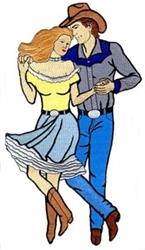 dancer detailed machine embroidery - Two-Step Dancers for Kids Clothing