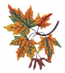 tree detailed machine embroidery - Vermont - Sugar Maple for decorative pillow covers