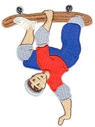 skater detailed machine digital embroidery - Vert Skater perfect for Backpacks