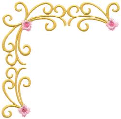 border beginner-friendly machine embroidery - Victorian Simple Border for reusable tote bags