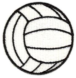 beginner-friendly volleyball machine embroidery pattern - Volleyball for Sports Towels