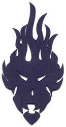mask detailed machine digital embroidery - Voodoo Mask perfect for Hats