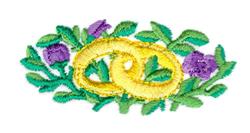 beginner-friendly leaf machine embroidery pattern - Wedding Bands for Keepsake Boxes