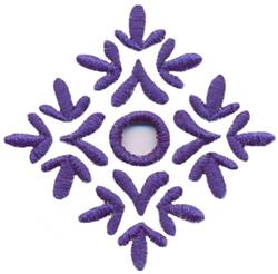 center quick stitch machine embroidery - Wheat Cutwork Center for decorative pillow covers