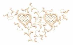 leaf beginner-friendly machine embroidery - Whitework Hearts for Personalized Keepsakes