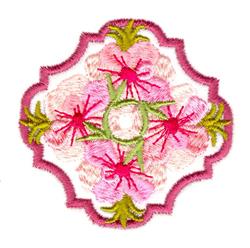 rose detailed machine digital embroidery - Wild Roses perfect for cute baby onesies