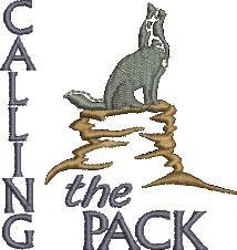 Wolves Mascot - 4x4 mascot beginner-friendly embroidery design for Fan Banners