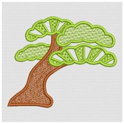 FSL Patchwork Tree - 4x4 tree detailed machine embroidery design for Baby Blankets