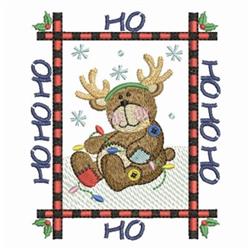 Patchwork Bears - 4x4 bear detailed machine embroidery design for kitchen tea towels