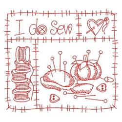 patchwork redwork machine embroidery - Redwork Sewing Patchwork for decorative pillow covers