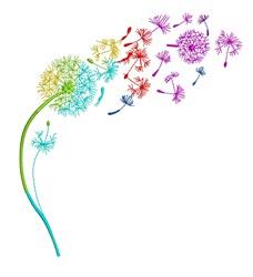 Dandelion Blooms - 4x4 bloom beginner-friendly embroidery design for Wall Art