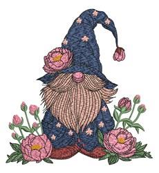 detailed leaf machine embroidery pattern - Flower Gnome perfect for kitchen tea towels