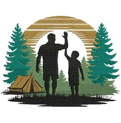 tree detailed machine embroidery - Forest Adventure perfect for patchwork quilt blocks