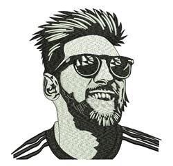 messi detailed machine digital embroidery - Lionel Messi perfect for T-shirts