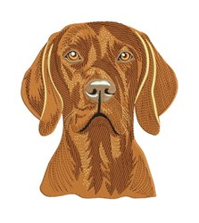 Vizsla - 4x4 puppy dog detailed machine embroidery design for decorative pillow covers