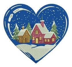 detailed winter tree machine embroidery pattern - Winter Heart perfect for Blankets