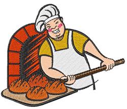 detailed bread machine digital embroidery pattern - Baking Bread perfect for Aprons