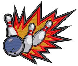 detailed explosion machine embroidery pattern - Bowling Explosion for Kids Pillows