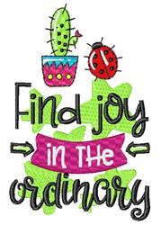 Cheerful cactus in a colorful pot with a whimsical ladybug, showcasing a playful spring theme.