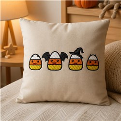 Candy Corn - 4x4 candy corn beginner-friendly embroidery design for Kids Room Decor